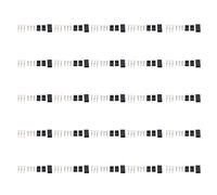 Servo Plug Connector Kit 50 Sets | 3 Pin Male Female Crimp Terminal Set Compatible for JR | ABS Brass Gold Plated Connectors for RC Airplanes/Electronics/DIY Projects