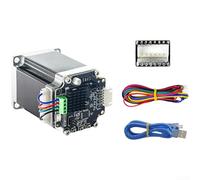 SERVO57A - Kit motore passo-passo chiuso da 57 mm, coppia alta 1,8 Nm, con display OLED e scheda adattatore per router CNC per aggiornamento stampante 3D (senza schermo)