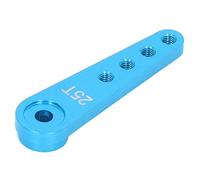 Servocomando universale allungato 25T monolaterale in alluminio, materiale in lega di alluminio ad alte prestazioni e lunga durata, atto per auto RC in scala 1/8 e 1/10. (Blu)