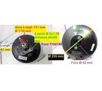 Servofreno Ford Escort 1.4 & 1.6 & 1.8 tipo s/Abs tipo senza Abs sistema antiblo