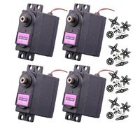 Servomotore Digitale,4 Pezzi 13 kg 180° Micro Servo Motore,Digitale Servomotore,Servo Micro Motor,Micro Servo Per RC Smart Robot Per Droni RC,Braccio Robotico,Auto Intelligente