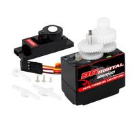 Servomotore digitale ad alta coppia - servo per la direzione 'auto RC 180 ° 1,4 kg | Controllo preciso Accessorio ROBOTICO MEMOLISMO, parte sostenibile per i principianti studenti adolescenti appa