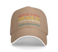 Servono due volontari maschi per un cappello da baseball da uomo e da donn