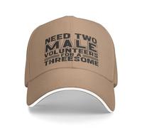 Servono due volontari maschi per un cappello da baseball da uomo e da donn