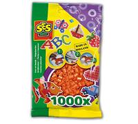 SES 00707 - Confezione di 1000 Perline, da Stirare, Arancioni
