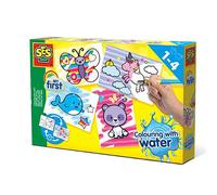 SES Creative My First Colorare con l'acqua - Animali fantastici
