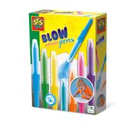 SES Creative 00275 - Blow Airbrush Pens, Set of 7 Color Transition Markers for K
