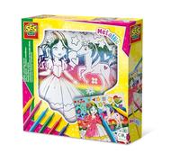 SES Creative 01150 - Tela per dipingere, effetto metallizzato, vari colori