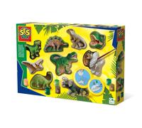 SES Creative 01403 Casting and Painting Dinosaur World Kit Classic