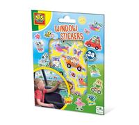 SES Creative 02306 - Adesivi per finestre, riutilizzabili, perfetti per la strada, set per bambini