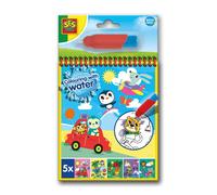 SES Creative 02341 Libro da colorare con Acqua con Penna d'Acqua