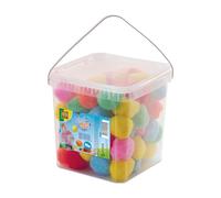 SES Creative 02405 - Molte palline Splash - 70 palloncini d'acqua riutilizzabili nel secchio - Usa il secchio per riempire le palline - Per bambini dai 3 anni in su