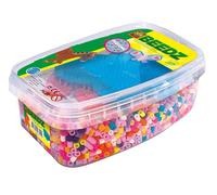 SES 06311 Perle da stirare Mix 5000 Perline Grandi, cavallo e farfalla, colori assortiti