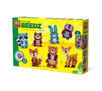 SES Creative 06407 - Set di perline in ferro da stiro con animali della foresta,