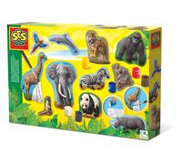 SES Creative 1132 Casting & Painting Animals, Mixed Colours, for 5 years to 9 ye