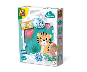SES Creative 13056 Bath Book-Colouring with Water, Multi, One Size