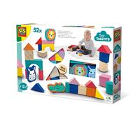 SES Creative 13143 Blocchi da Costruzione in Legno, Multicolore, Taglia Unica