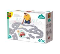 SES Creative Set da gioco 13152 Sentiero Strada 40 pezzi con auto