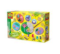 SES Creative 14036 Botanical Relief Casting And Painting, Ispirato alla Natura, Giallo