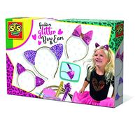 SES Creative 14141 - Fiocco e orecchie glitterate, vari colori