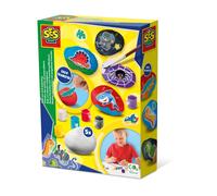 SES Creative 14289 Rub-on Rock Painting, giallo