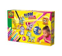 SES Creative 14335 Blow Airbrush Pens - Safari Animals 6X - Creative Craft Kit f