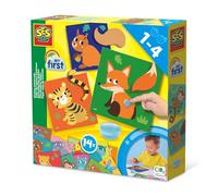 SES Creative-Il mio Primo-Attaccare Le Code degli Animali, Colore Vario, 14403