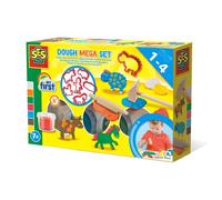SES Creative 14438 My first-Dough mega set with tools, Multi, Small