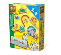 SES Creative 14487 My First - Perline in legno a forma di animale