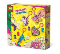 SES Creative Mosaïque de Diamants - Porte-clés en bois Keychains