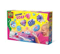SES Creative 14765 - Crea saponi in diverse forme; puoi mescolare i colori, stimola la creatività; glitter inclusi che conferiscono ai tuoi saponi un aspetto magico; dai 7 anni in su