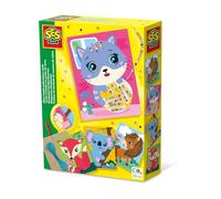 SES Creative 14781 - Biglietti da ricamo con perline di vetro, colore: giallo