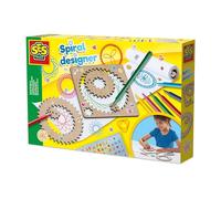 SES Creative 14788 - Kit da disegno creativo a spirale in legno, per bambini dai 5 anni in su, crea oltre 40 disegni unici a spirale con 5 ruote in legno