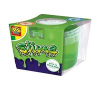 SES Creative 15041 - Muco verde neon in tazza, 140 g, giocattolo per bambini dai 3 anni in su