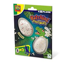 SES Creative 25083-2 Dinosauri a Sorpresa, Colori Assortiti