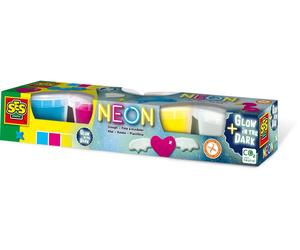 SES Creative 461 Dough-Neon and Glow in The Dark 4x90gr