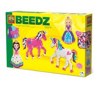 SES Creative 6216 Unicorns and Princesses Beedz Iron-On Beads, Multi-Colour