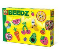 SES creative 6266 Beedz - Perline di frutta Kawaii, colori assortiti