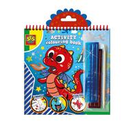 SES Creative - Activity colouring book metallic 3 in 1 - (S00115)