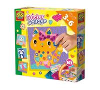 SES Creative - Adesivi Collage - Libro di Adesivi - Ricamo per Bambini - Adesivi in Gomma espansa - a Partire dai 3 Anni in