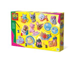SES-Creative- Animali in Gesso-Cani e Gatti, 1154 Gatti e cani