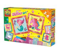 SES Creative – Arte con brillantini che non sporcano, Colore Bianco, Medium, 1464
