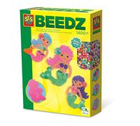 SES CREATIVE Dei Bambini Beedz Sirena da Stirare Perline Mosaico Set 1400