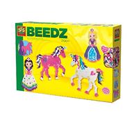 SES-Creative- Beedz Perline da Stirare Unicorni e Principesse, Multicolore, 6216