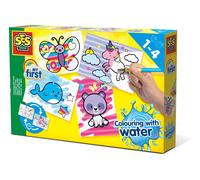 SES Creative- Colorare con l'acqua-Animali Fantastici, Colore Various, 14454 Ani