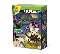 SES Creative- Dino e Scheletro per Scavare-2 in 1, 25094