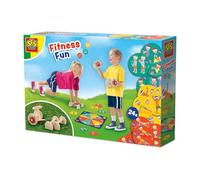 Ses Creative - Fitness e Divertimento - Esercizi di Forza, Equilibrio e Movimento - Esercizi Ginnastica - con manubri e parallette - Gioco Attivo all'aperto