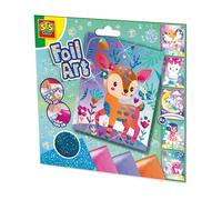 SES Creative - Foil Art - Twilight tales - Kit fai da te per bambini - Diapositiva - Ricamo per bambini - Quattro diversi tipi di pellicole - A partire dai 5 anni in su