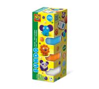 SES Creative- Fundo Pasta-Animali Selvatici (3x90gr-1x40gr), Colore Vario, 00813