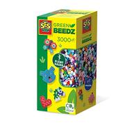SES Creative - Green Beedz-Mix di 3000 perline da stiro, 06404
